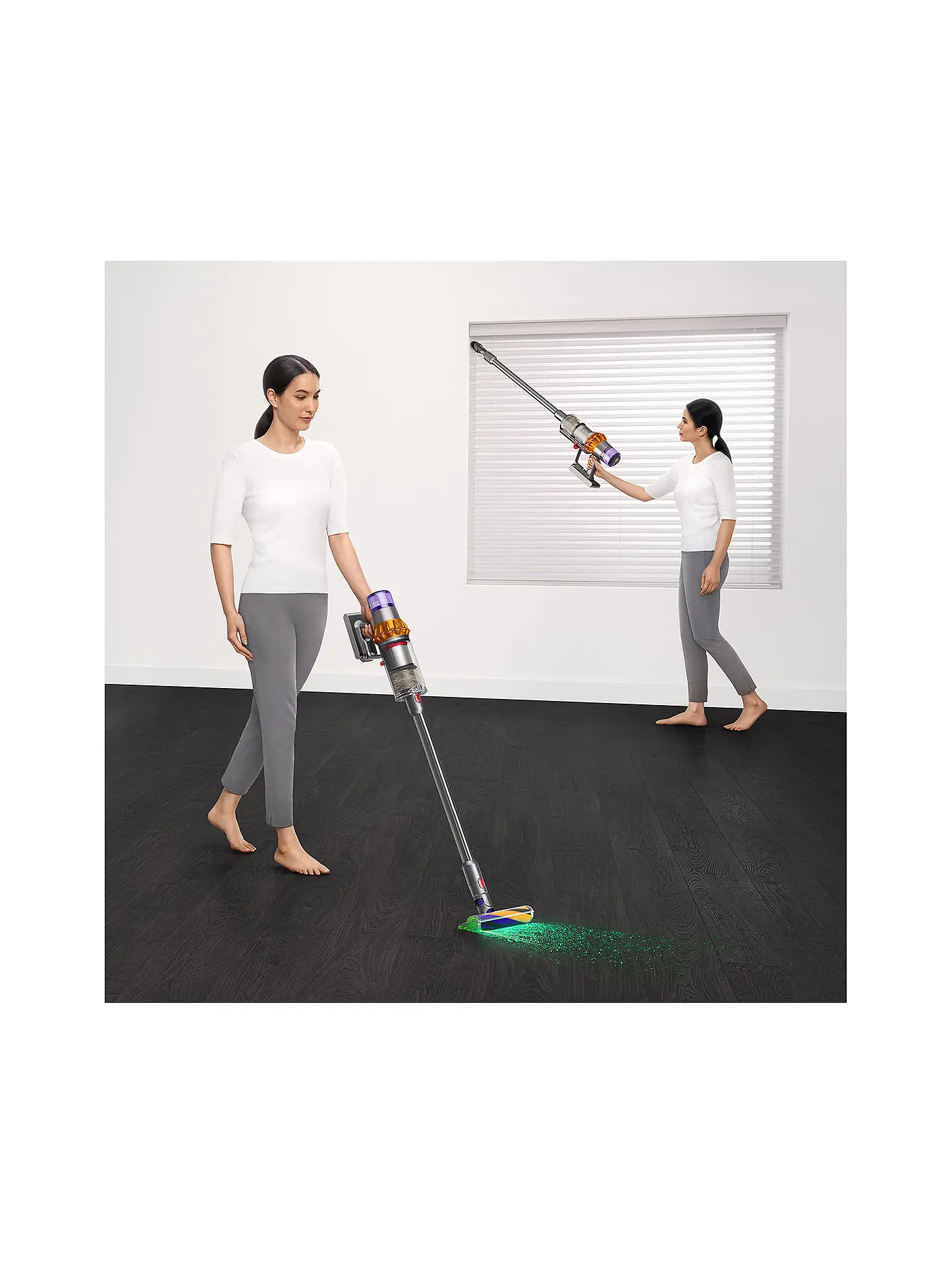 DYSON | Staubsauger V15 DETECT ABSOLUTE Nickel/Gelb | 